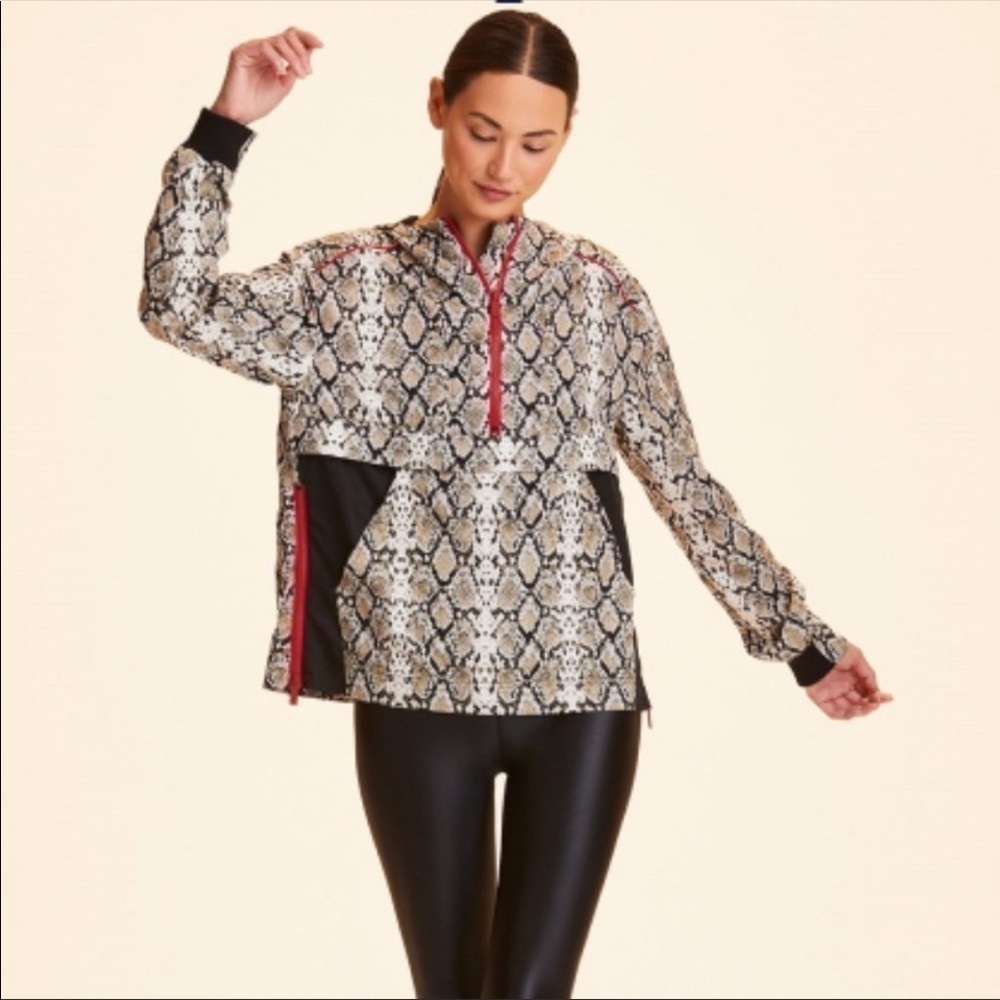 Alala Snake Skin Print Lightweight Jacket